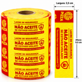 Lacre de Segurança para Delivery - Vermelho