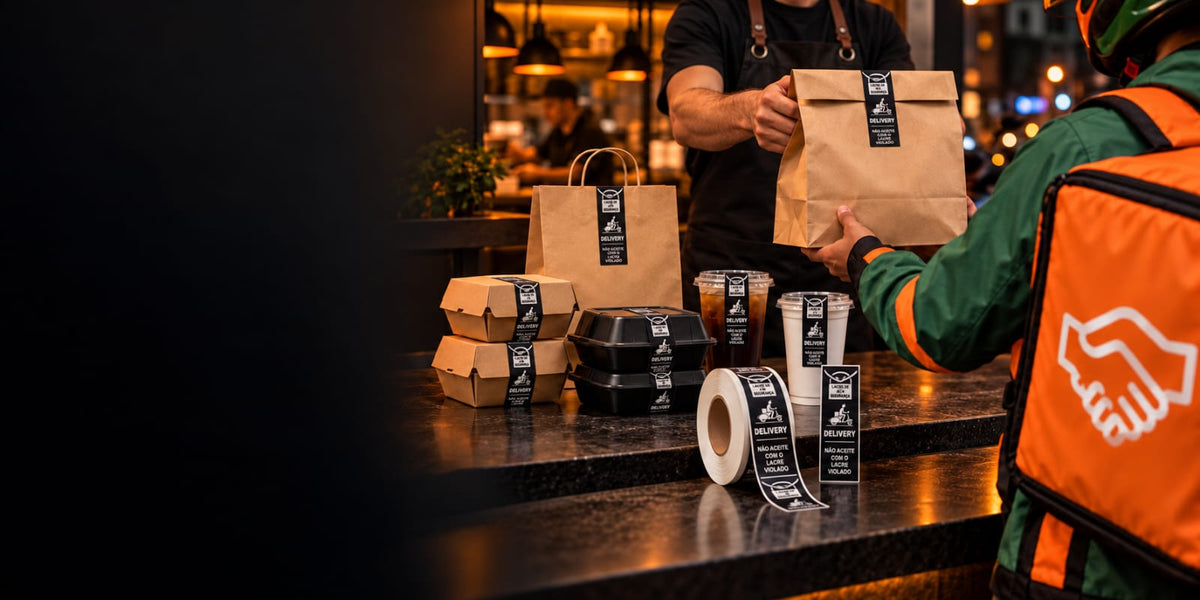 Lacre delivery preto